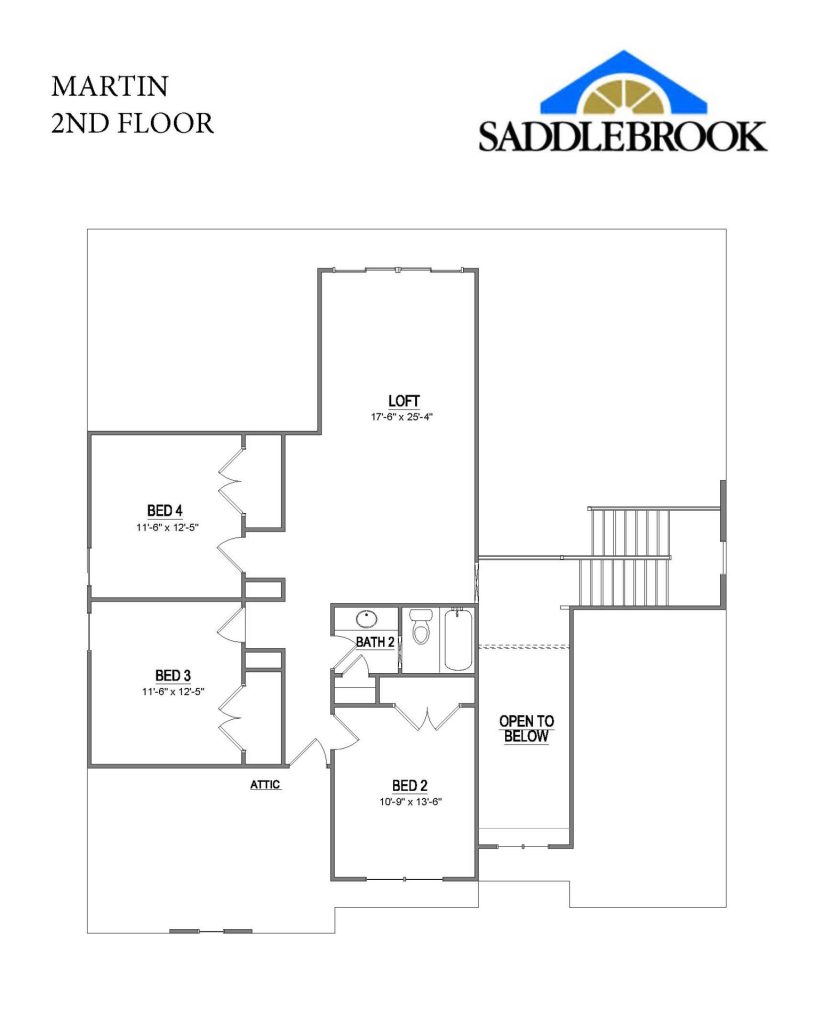 Floor plan for Martin