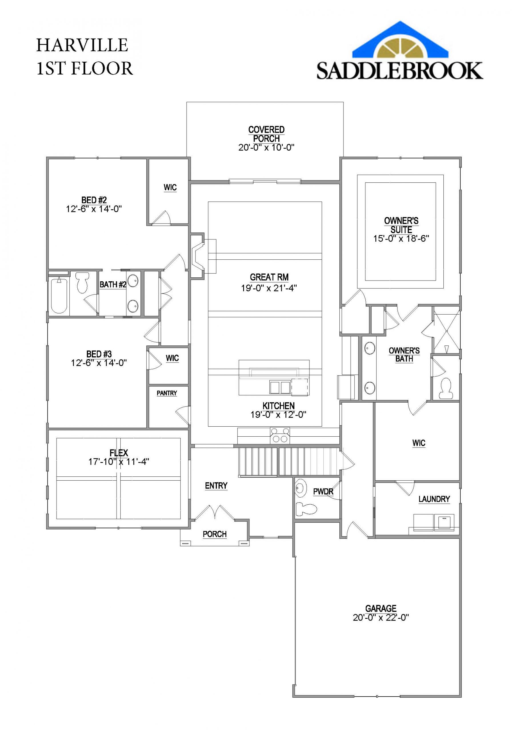 Harville- 2d Floor Plan 1