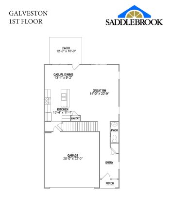 Galveston- 2d Floor Plan 1