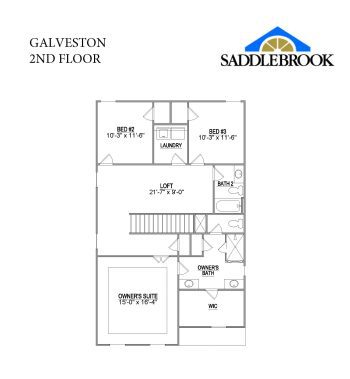 Galveston- 2d Floor Plan 2