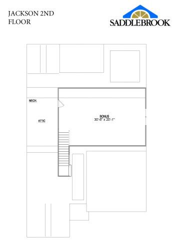 Jackson- 2d Floor Plan 2