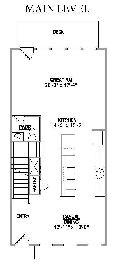 Kensington- 2d Floor Plan 2