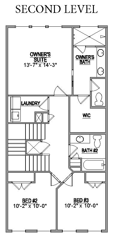 Kensington- 2d Floor Plan 3