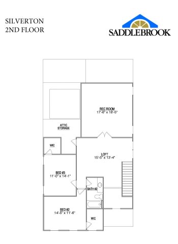Silverton- 2d Floor Plan 2