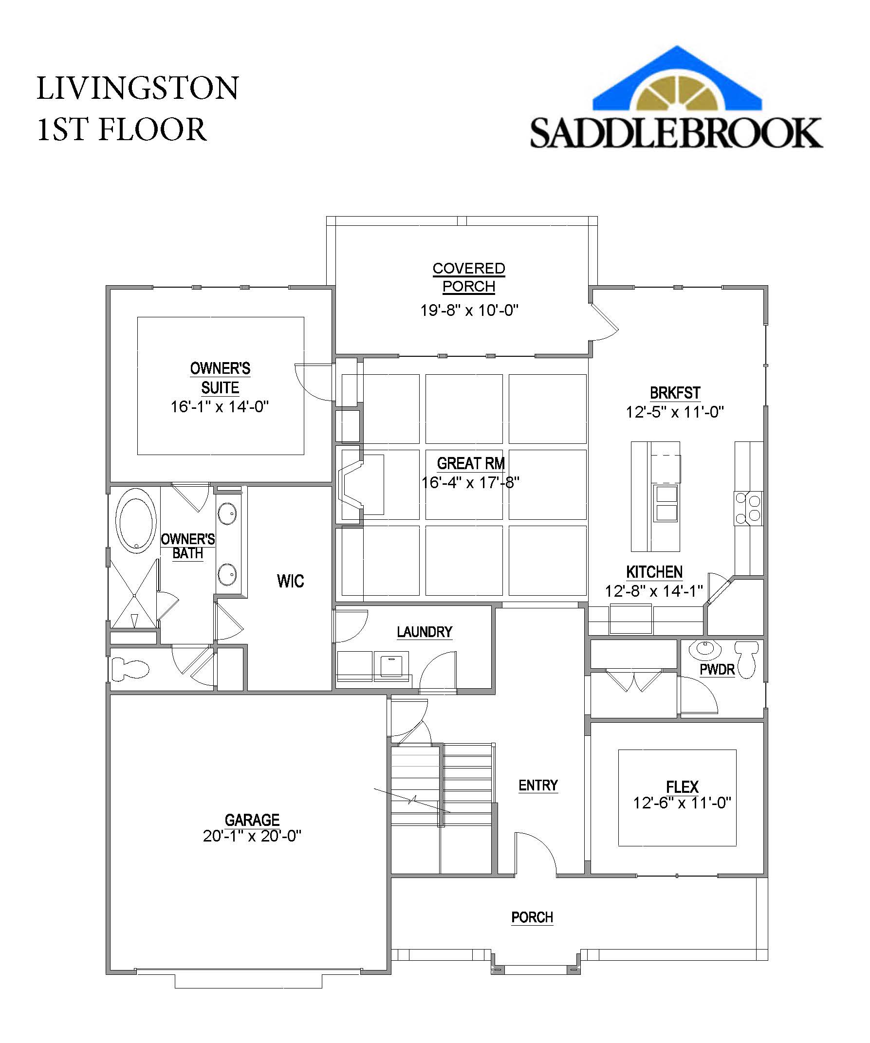 Livingston- 2d Floor Plan 1