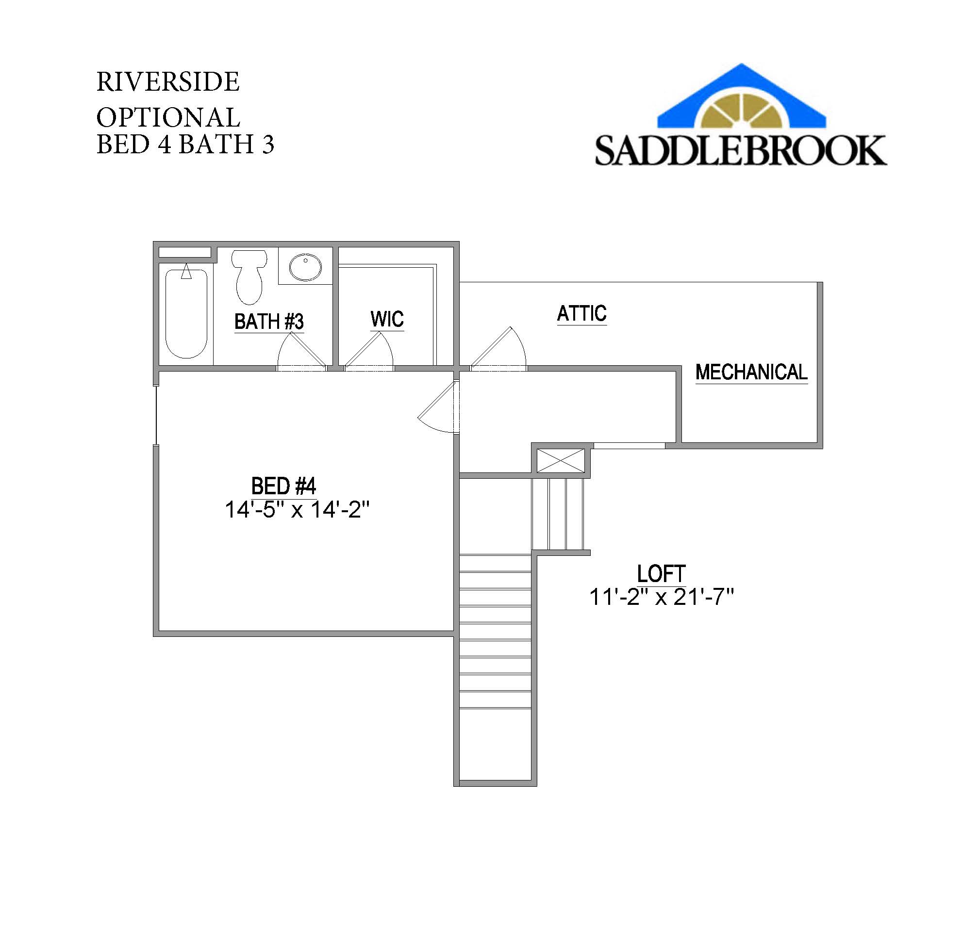 Riverside- Floor Plan Option 3