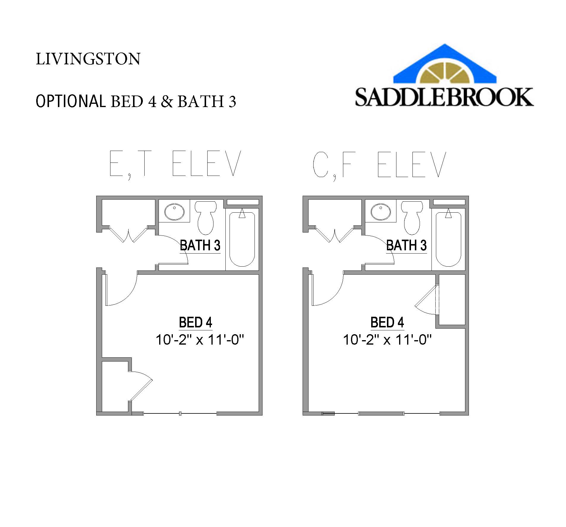Livingston- Floor Plan Option 4