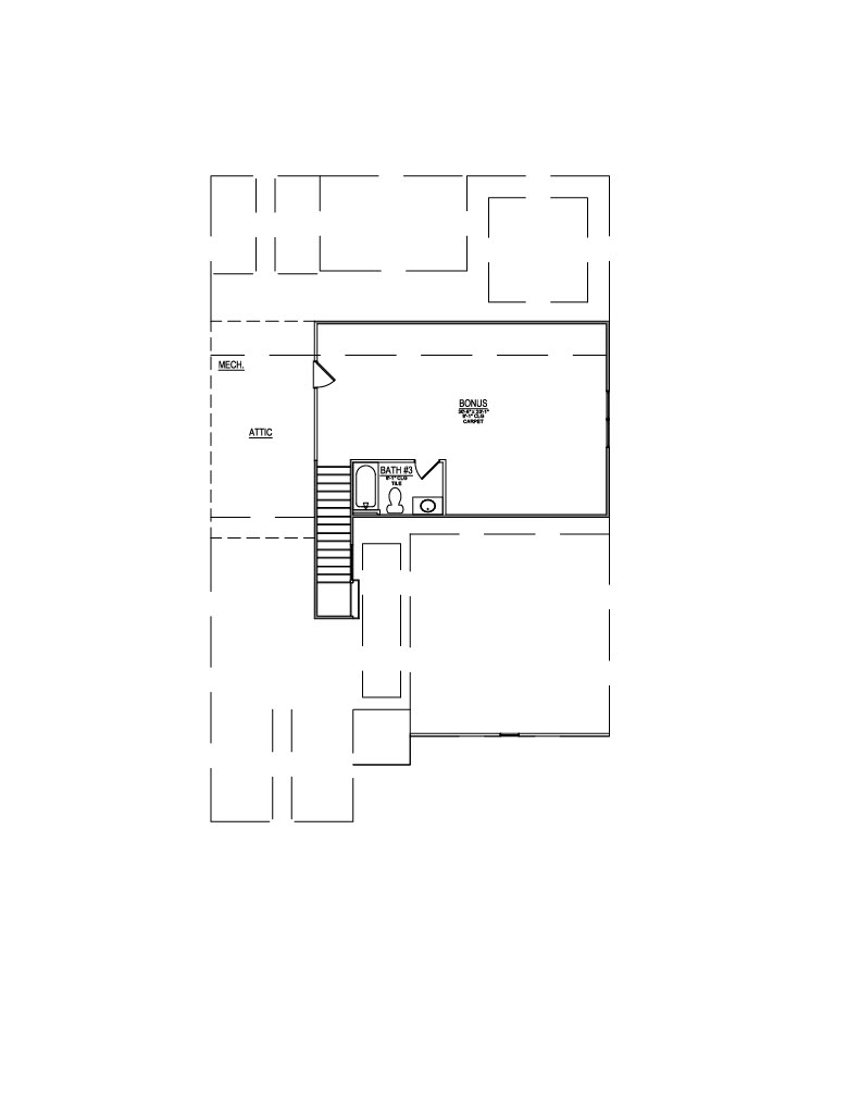 Lot 13 – 11726 Boston Ivy- 2d Floor Plan 2