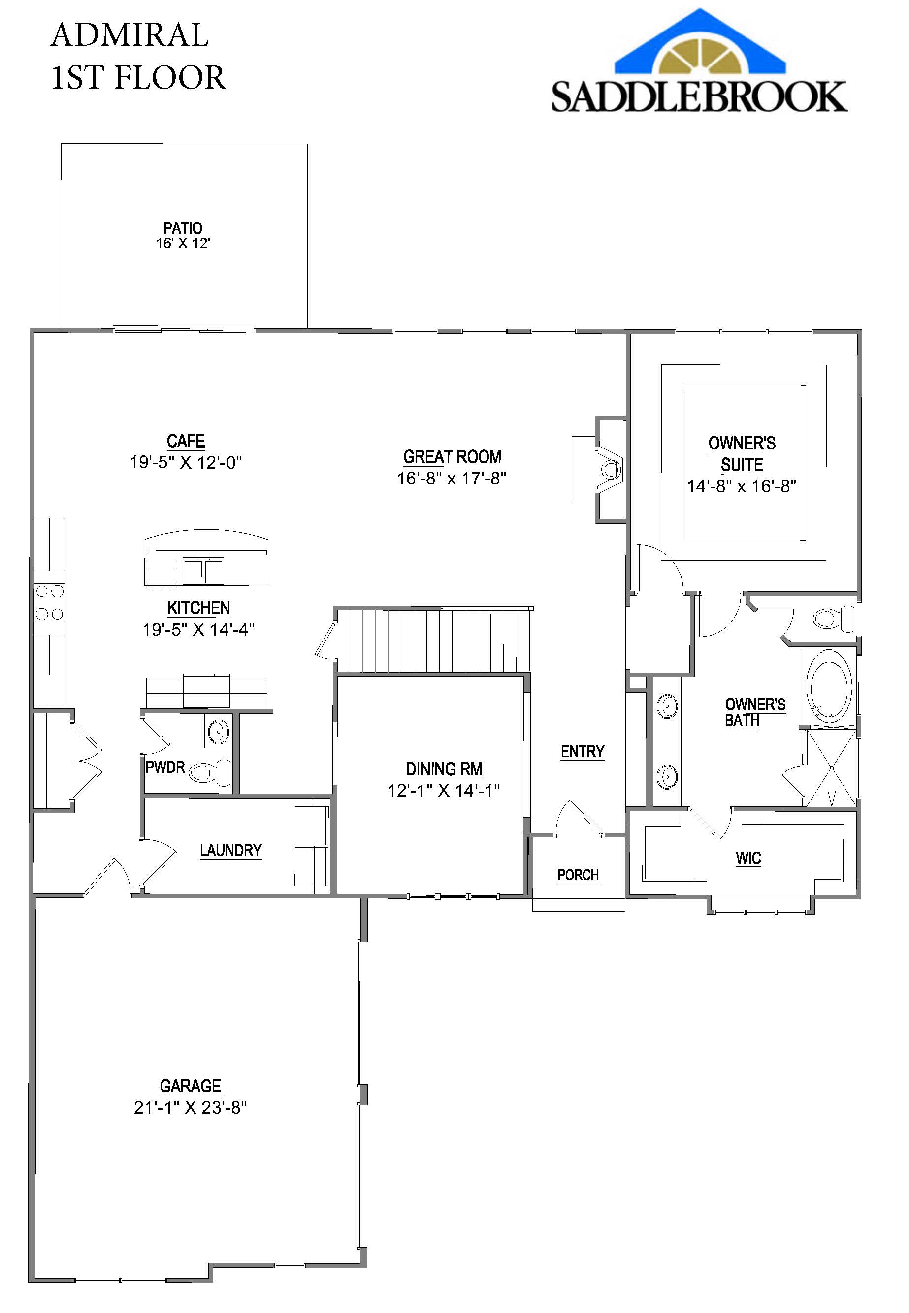 Admiral- 2d Floor Plan 1