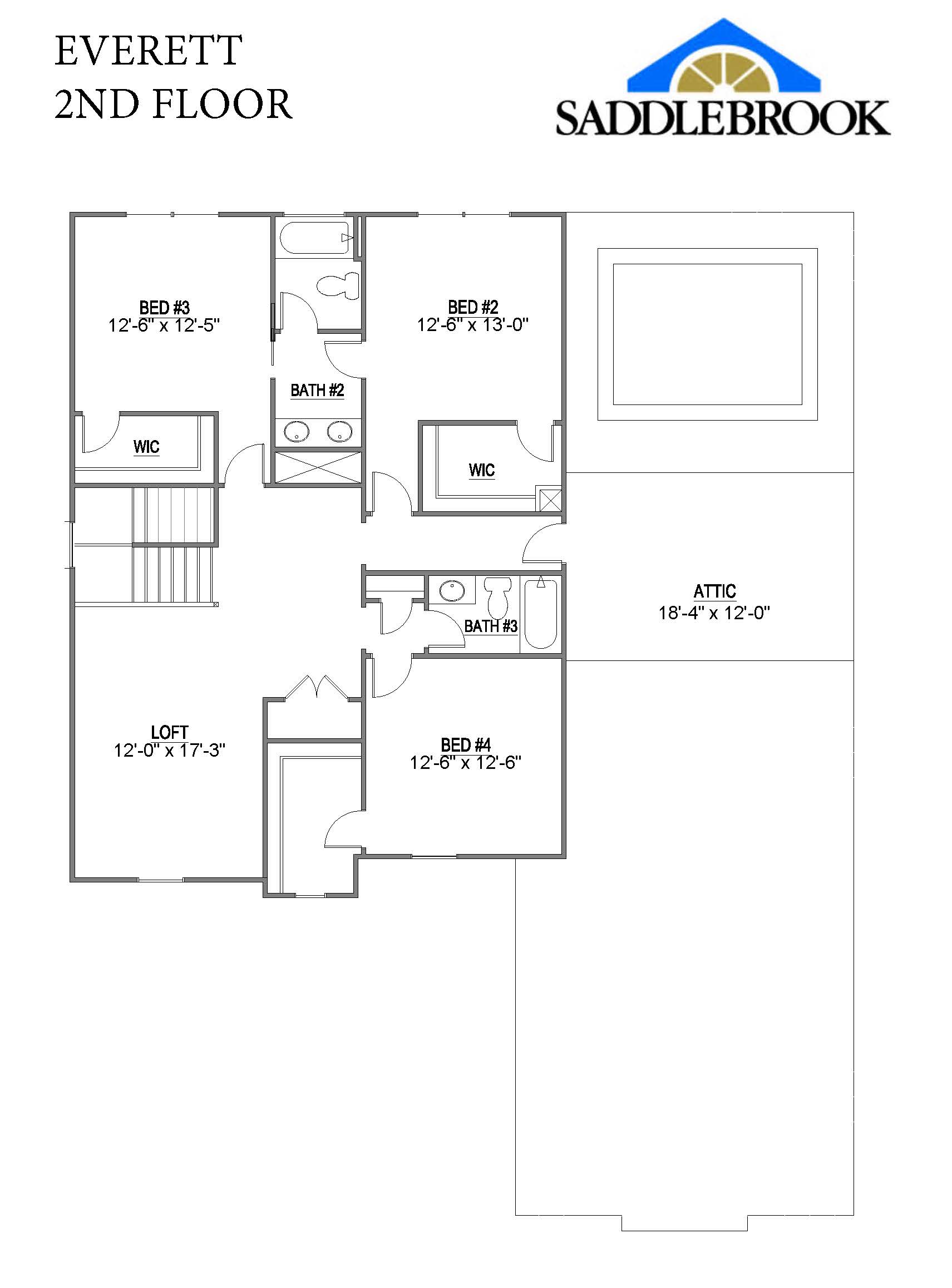 Everett- 2d Floor Plan 2