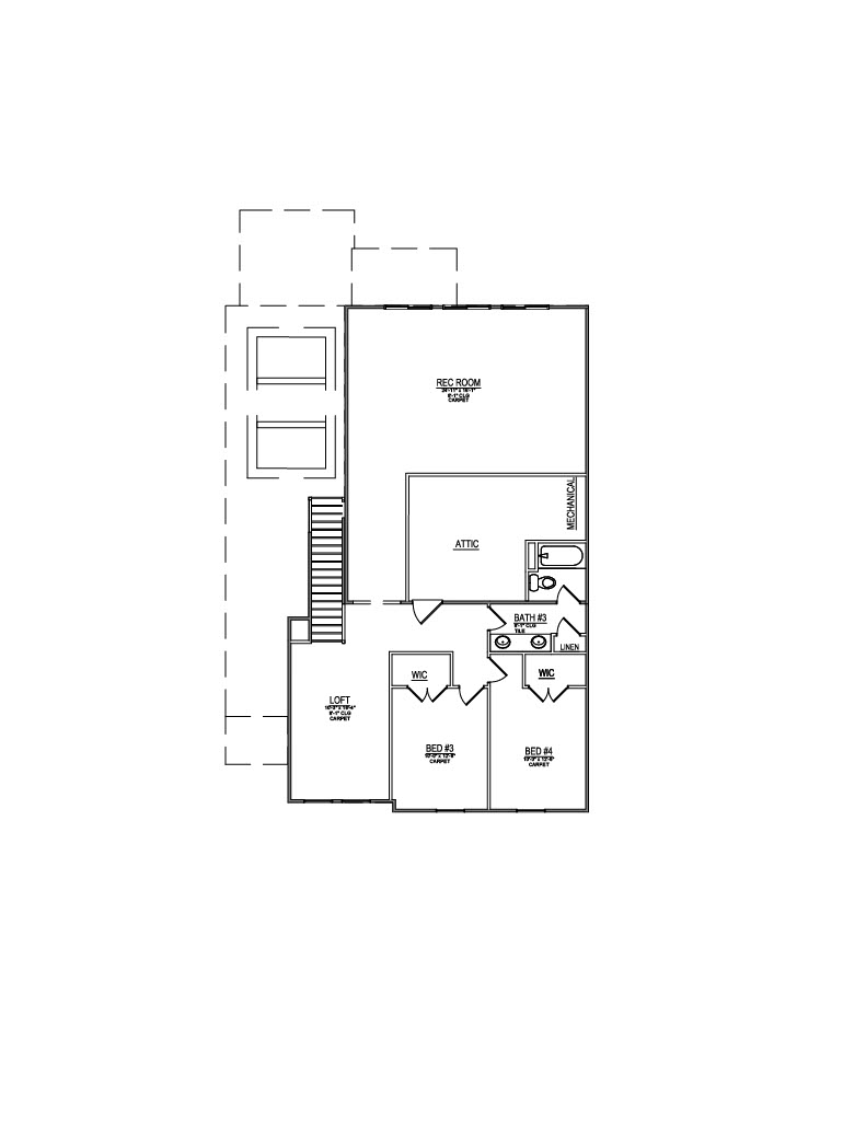 Lot 49 – 1111 Branch Hook- 2d Floor Plan 2