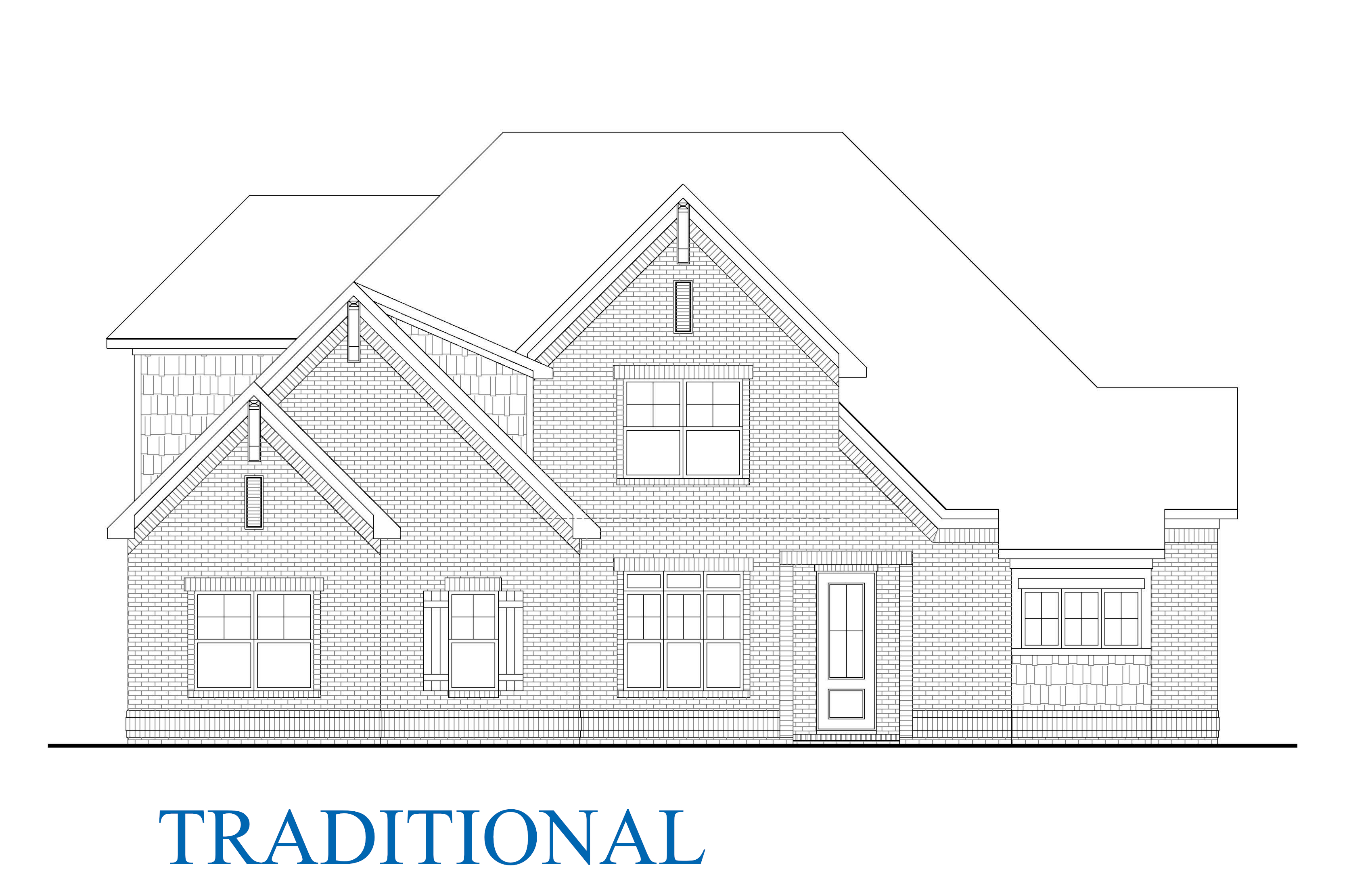 Lot 02 – 12442 Pipers Run Ln - Elevations 1