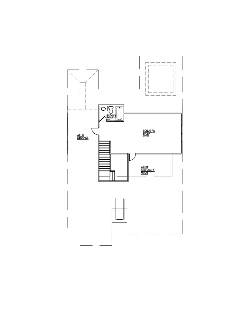 Lot 25 – 2136 White Sycamore- 2d Floor Plan 2