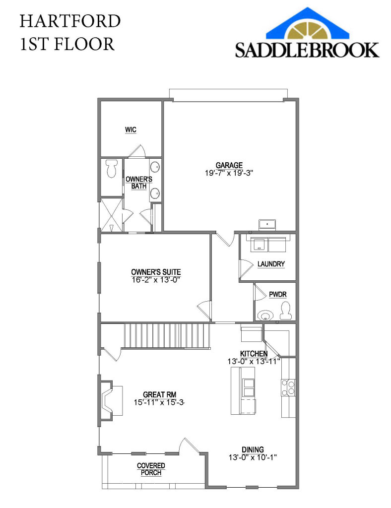 Floor plan for Hartford