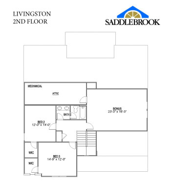 Livingston- 2d Floor Plan 2