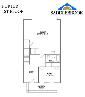 PORTER- 2d Floor Plan 1